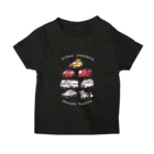 ぼんやり商会 SUZURI店の人の良さそうなサイレンカー（濃い色用） スタンダードTシャツ