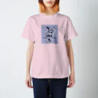 Four_Seasons_PJの【ウサギ大好き / You Always Make Me Smile（キミはいつも私を笑顔にする）】 Regular Fit T-Shirt