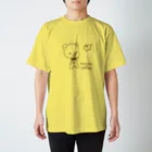 ぽこたぽこのくまくんとちょうちょさん【あかえほ公式】  Regular Fit T-Shirt