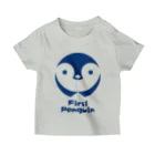 どいまさとしのロゴ子ども向けT　青ペンギン Regular Fit T-Shirt