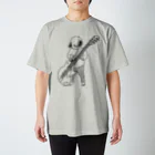 YUICHI design shopのギタリストわんこ Regular Fit T-Shirt