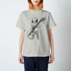 YUICHI design shopのギタリストわんこ Regular Fit T-Shirt