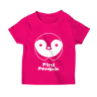 どいまさとしのロゴ子ども向けT　白ぺんぎん Regular Fit T-Shirt