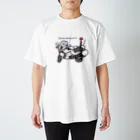 ぼんやり商会 SUZURI店の白バイさん Regular Fit T-Shirt
