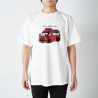 ぼんやり商会 SUZURI店の消防指揮車さん スタンダードTシャツ