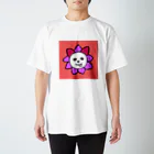 ミスターパンダワールドのフラワーパンダ Regular Fit T-Shirt