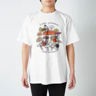 ぼんやり商会 SUZURI店のひとの良さそうな毒キノコのみなさん Regular Fit T-Shirt