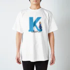 soramark（ソラマーク）　フォトグッズのアルファベット　photoグッズ　ブルー スタンダードTシャツ