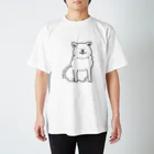 ぼんやり商会 SUZURI店の秋田犬さん ｡ｏＯ Regular Fit T-Shirt