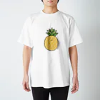 ぼんやり商会 SUZURI店のパイナップルさん ｡ｏＯ スタンダードTシャツ
