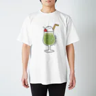 ぼんやり商会 SUZURI店のクリームソーダさん ｡ｏＯ Regular Fit T-Shirt