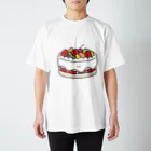 ぼんやり商会 SUZURI店のホールケーキさん ｡ｏＯ Regular Fit T-Shirt