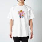 ミウラエツコのHAPPY PINK GANESH Regular Fit T-Shirt