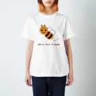 Merry Care Shopのはちさん　Merry Care Friends Regular Fit T-Shirt