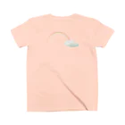 海賊猫 cocoの愛猫♱虹の橋♱ねこてんし④ ペットロス♱Donation Items Regular Fit T-Shirtの裏面