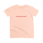 Tienda de Flamencoloresの3 ROSAS CANTAORA スタンダードTシャツ