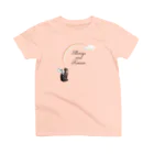 海賊猫 cocoの愛猫♱虹の橋♱ねこてんし④ ペットロス♱Donation Items スタンダードTシャツ