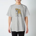 春風工房の秋田犬の展覧会立ち込み練習 スタンダードTシャツ