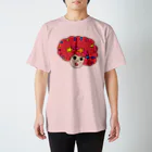 おもしろ空間オニワカのおサイケさん突撃取材・ピンク Regular Fit T-Shirt