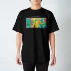 Akiss art ONLINE SHOPのあなたと見つめ合う スタンダードTシャツ