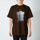 krakatukの鏡よ、鏡 (ダークブラウン） スタンダードTシャツ