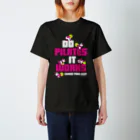 FOXY COLORSのピラティス PILATES ウェア パンダ Tシャツ pink Regular Fit T-Shirt