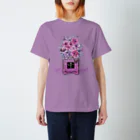 &i Designのアンドアイデザイン　数秘＆カラー🄬オマージュボトルNo7&VIOLET Regular Fit T-Shirt