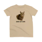 SAVE CAT CAFEのミラちゃん Regular Fit T-Shirt