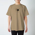 キジトラ招福堂のアナグマって昔、ムジナって言われてたんだってサ スタンダードTシャツ