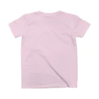 FOXY COLORSのガネゾーくんのチャクラ瞑想　ピンク Regular Fit T-Shirtの裏面