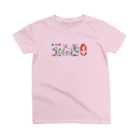 玉蟲色いろいろのレトロな女の子♪ スタンダードTシャツ