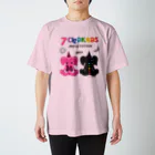 FOXY COLORSのガネゾーくんのチャクラ瞑想　ピンク Regular Fit T-Shirt