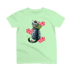 miku'ꜱGallery星猫のいちご大好きにゃんこ スタンダードTシャツ