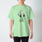 キッチュの日本茶パンダ スタンダードTシャツ