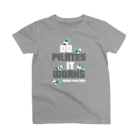 FOXY COLORSのピラティス PILATES ウェア パンダ Tシャツ gray Regular Fit T-Shirt