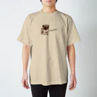 ブヒーズのFAWN　PUG スタンダードTシャツ