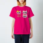 Illustrator Moca&Ram shopのこねこのミューミュー スタンダードTシャツ