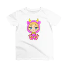 nyamnyam-girlのピンクの可愛い怪獣ちゃん  Regular Fit T-Shirt