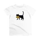 YoakeNecoのかれいねこ　くろねこ　だい Regular Fit T-Shirt