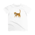 YoakeNecoのかわはぎねこ　ちゃとら　だい Regular Fit T-Shirt