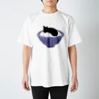 Pippi the Black Catのくろねこごはんぴぴぴ Regular Fit T-Shirt