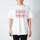 7IRO GLAMOUROUSの7IROロゴTシャツ 赤文字 Regular Fit T-Shirt