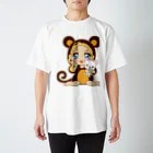 nyamnyam-girlのお猿さん(*^^*)可愛い スタンダードTシャツ
