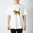 YoakeNecoのかわはぎねこ　ちゃとら　だい Regular Fit T-Shirt