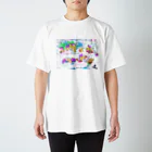 スビズンラ店の架空地図 スタンダードTシャツ