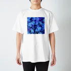 ハイツ森の中のボタニカル　ブルー Regular Fit T-Shirt