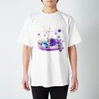 星屑屋魔法雑貨店のGalaxy donuts Regular Fit T-Shirt