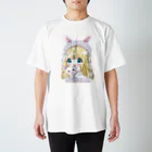 ꕤꕤひめこのお部屋ꕤꕤのひめこのうさちゃん抱っこシリーズ スタンダードTシャツ