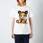 nyamnyam-girlのお猿さん(*^^*)可愛い スタンダードTシャツ