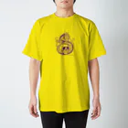 GGenerousのドラゴン&スカル　紫 Regular Fit T-Shirt